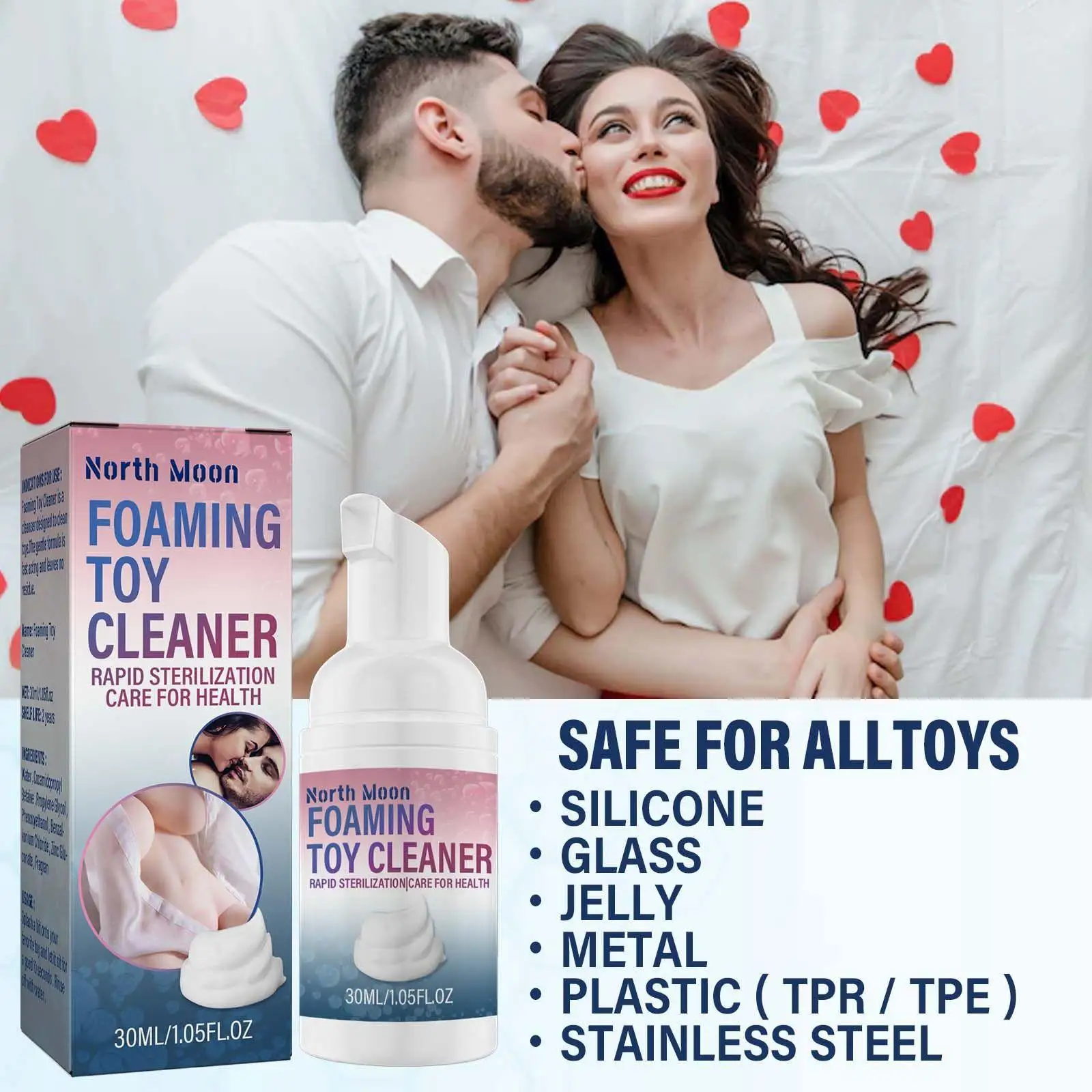 Foaming Toy Cleaner 30ml Household Cleaning Toys Adult Toy Cleaner for Men Women for Bedroom Accessories for Use with All Toys
Foaming Toy Cleaner 30ml Household Cleaning Toys Adult Toy Cleaner for Men Women for Bedroom Accessories for Use with All Toys