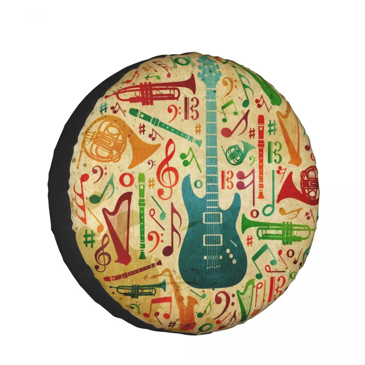 Universal Car Tire Cover Case Spare Tire Wheel Bag Tyre Spare Storage Cover Polyester Vintage Music Background
Universal Car Tire Cover Case Spare Tire Wheel Bag Tyre Spare Storage Cover Polyester Vintage Music Background