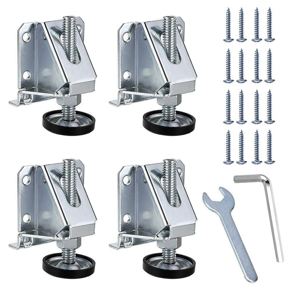 4Pcs Adjustable Furniture Leveler Heavy Duty Furniture Feet Support For Sofa Table Chair Cabinet Height Adjuster Leveling Feet
4Pcs Adjustable Furniture Leveler Heavy Duty Furniture Feet Support For Sofa Table Chair Cabinet Height Adjuster Leveling Feet