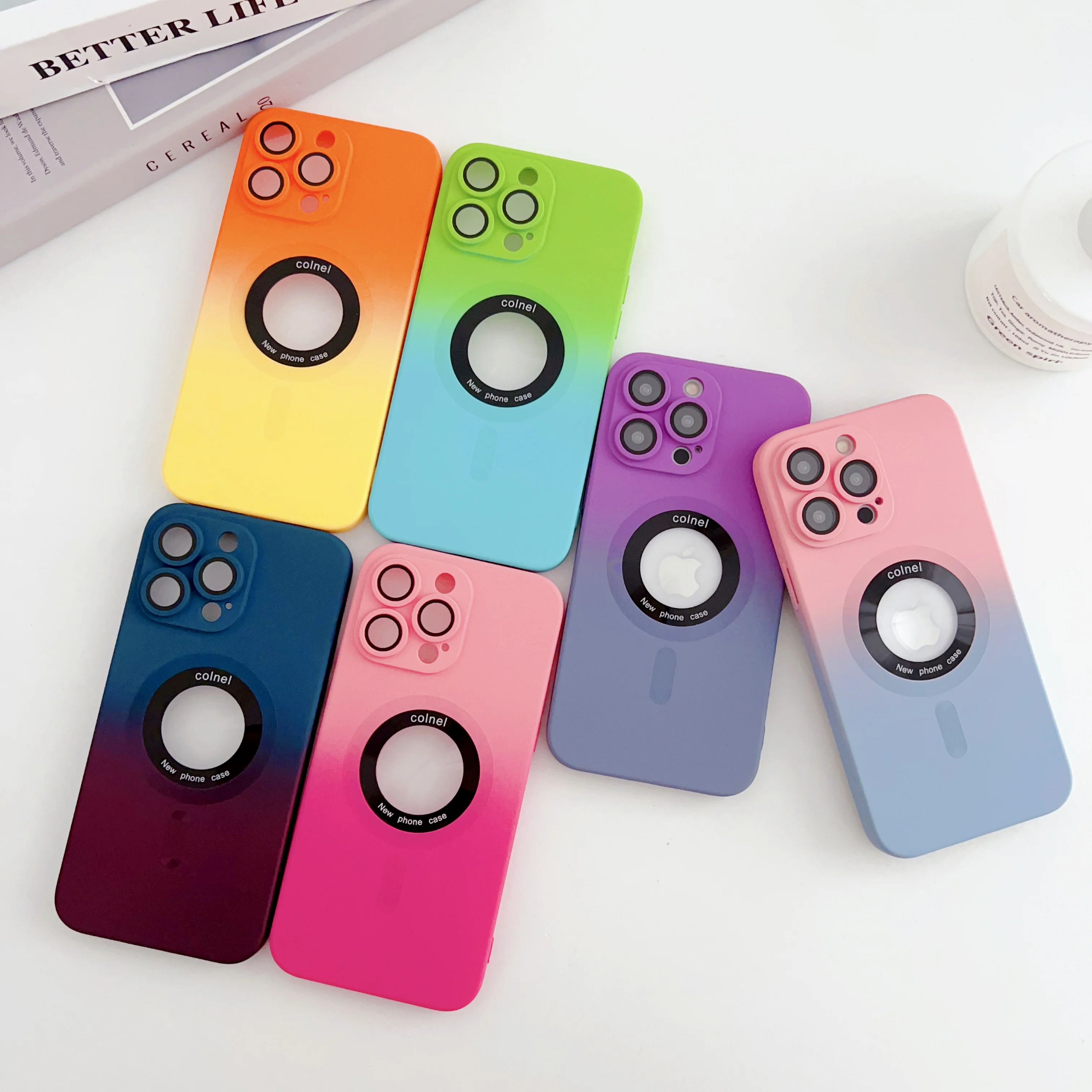 Luxury Gradient Magsafe Phone Case For iPhone 12 13 14 15 Pro Max 15 Plus Wireless Charging Magnetic PC hard Shockproof Cover
Luxury Gradient Magsafe Phone Case For iPhone 12 13 14 15 Pro Max 15 Plus Wireless Charging Magnetic PC hard Shockproof Cover