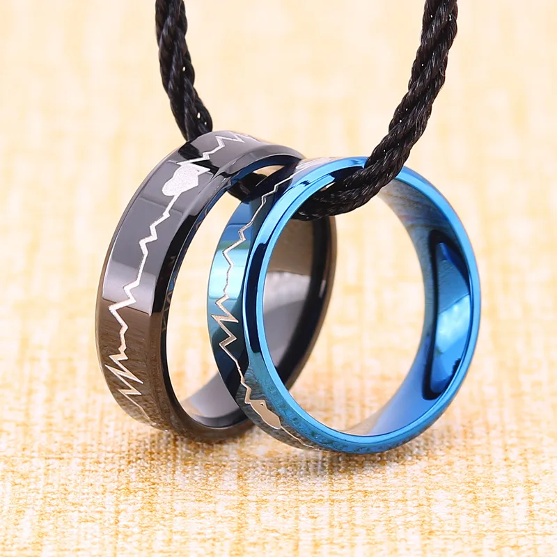 2021 New Fashion Creative Electrocardiogram Stainless Steel Titanium Steel Ring Men's Couple Ring Trend Personality Jewelry
2021 New Fashion Creative Electrocardiogram Stainless Steel Titanium Steel Ring Men's Couple Ring Trend Personality Jewelry