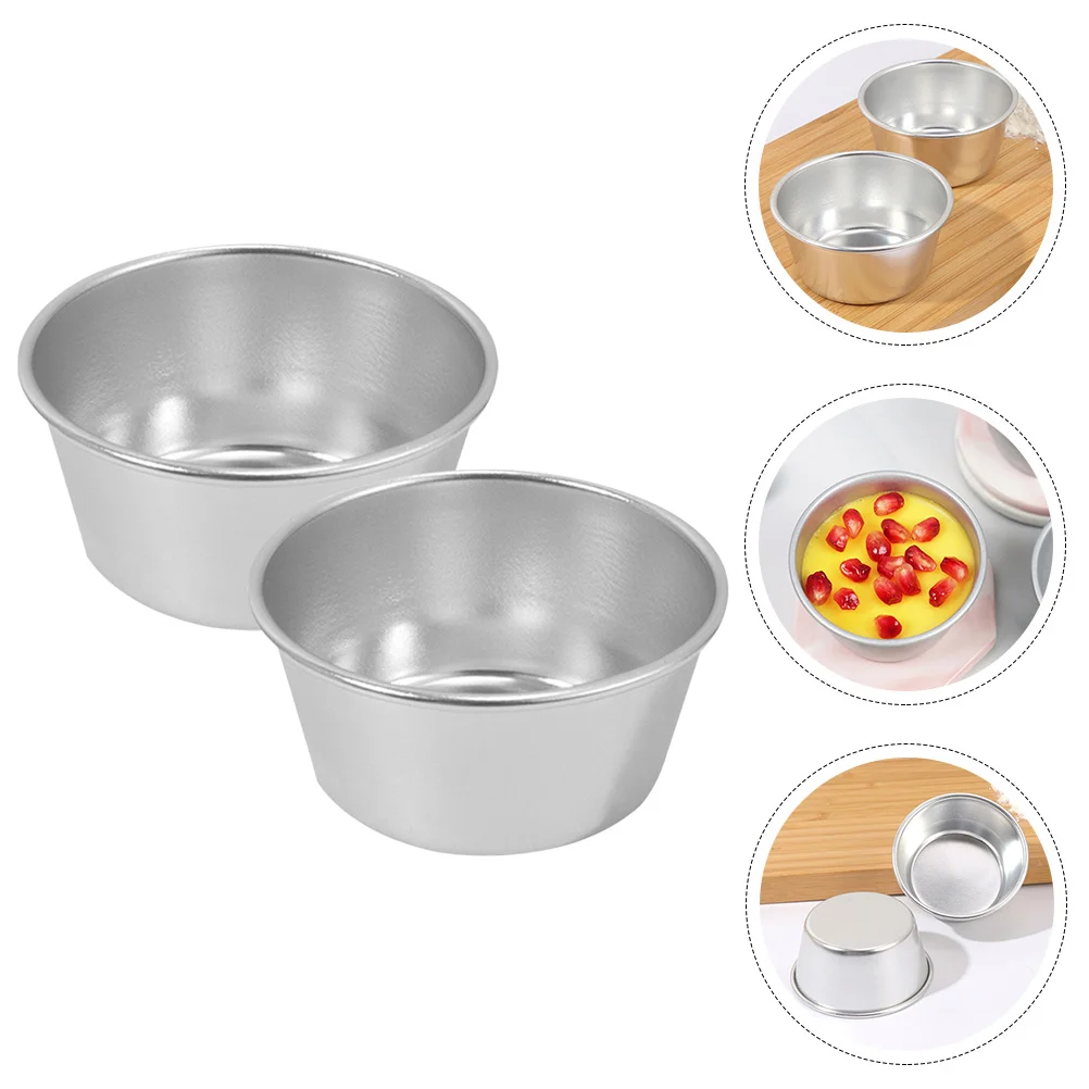 2 Pcs Round Pudding Cup Delicate Baking Tool Nonstick Cake Pan Stainless Steel Sheet High-carbon Kitchen Sheets
2 Pcs Round Pudding Cup Delicate Baking Tool Nonstick Cake Pan Stainless Steel Sheet High-carbon Kitchen Sheets