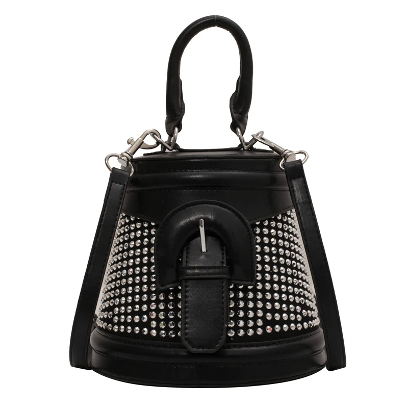 Luxury Women's Bag Retro Hot Drill Top Clutch Bag Quality Leather Shoulder Bags Tote Fashion Bucket Crossbody Bag Female Handbag
Luxury Women's Bag Retro Hot Drill Top Clutch Bag Quality Leather Shoulder Bags Tote Fashion Bucket Crossbody Bag Female Handbag