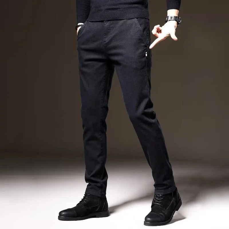 1PC New Slim Work Pants For Men Polyester Cargo Trousers Jeans Cotton Autumn Winter Thickened Casual Sweatpants
1PC New Slim Work Pants For Men Polyester Cargo Trousers Jeans Cotton Autumn Winter Thickened Casual Sweatpants
