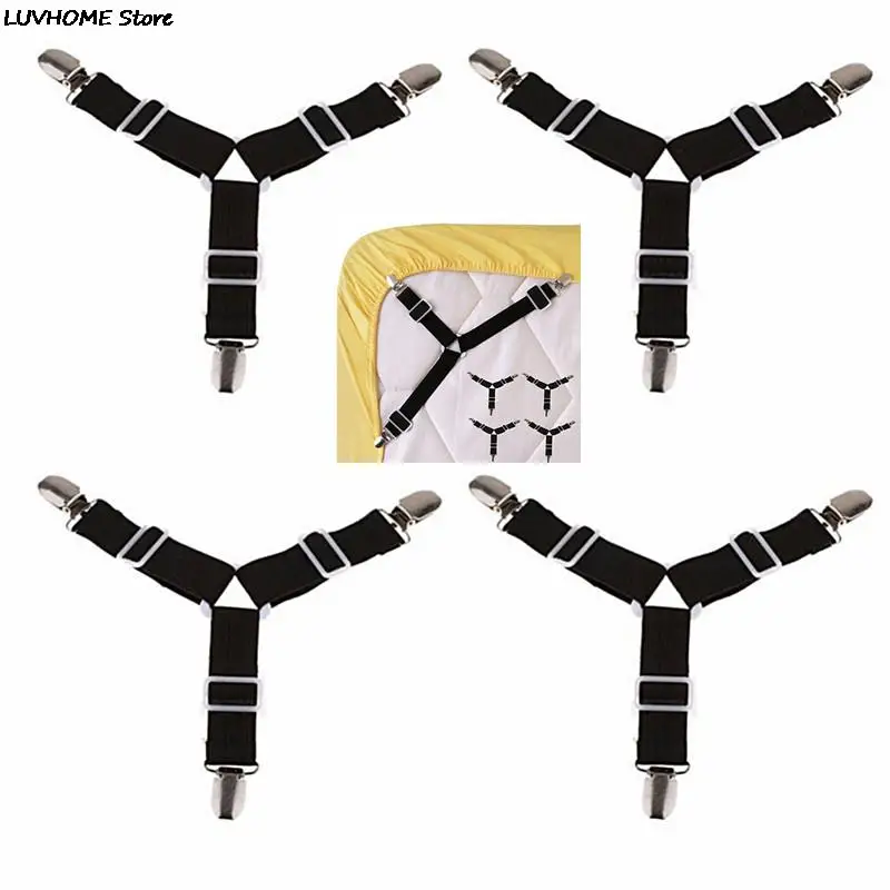 2/4PCS Adjustable Bed Sheet Clips Cover Grippers Holder Mattress Duvet Blanket Fastener Straps Fixing Slip-Resistant Belt 
2/4PCS Adjustable Bed Sheet Clips Cover Grippers Holder Mattress Duvet Blanket Fastener Straps Fixing Slip-Resistant Belt