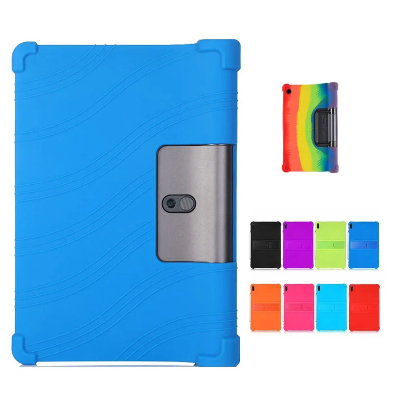 

For Lenovo Yoga Smart Tab YT-X705F 2019 Stand Cover for Lenovo Yoga Tab 11 13 YT-J706F K606F case Baby Safe Soft Silicon Case