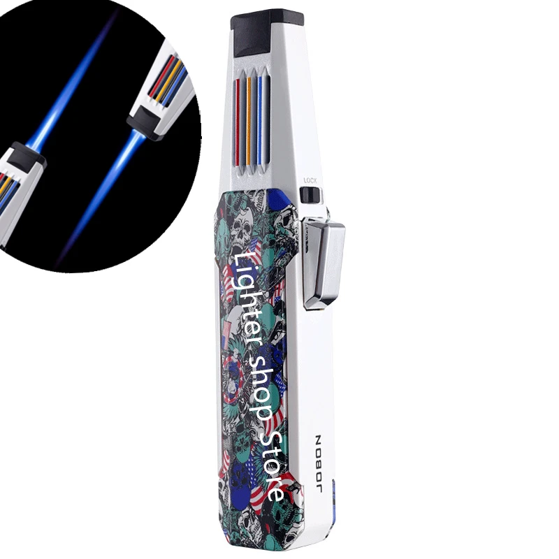 2022 New Powerful Outdoor Long Gun Direct Injection Butane Lighter Kitchen Barbecue Metal Turbine Windproof Cigar Gas Lighter
2022 New Powerful Outdoor Long Gun Direct Injection Butane Lighter Kitchen Barbecue Metal Turbine Windproof Cigar Gas Lighter