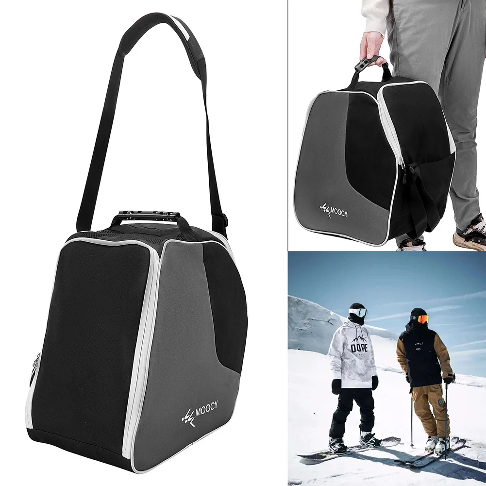 

Портативная уличная зимняя сумка для хранения лыжного снаряжения регулируемая профессиональная сумка для снежной обуви унисекс Нескользящая для лыжного шлема одежда
