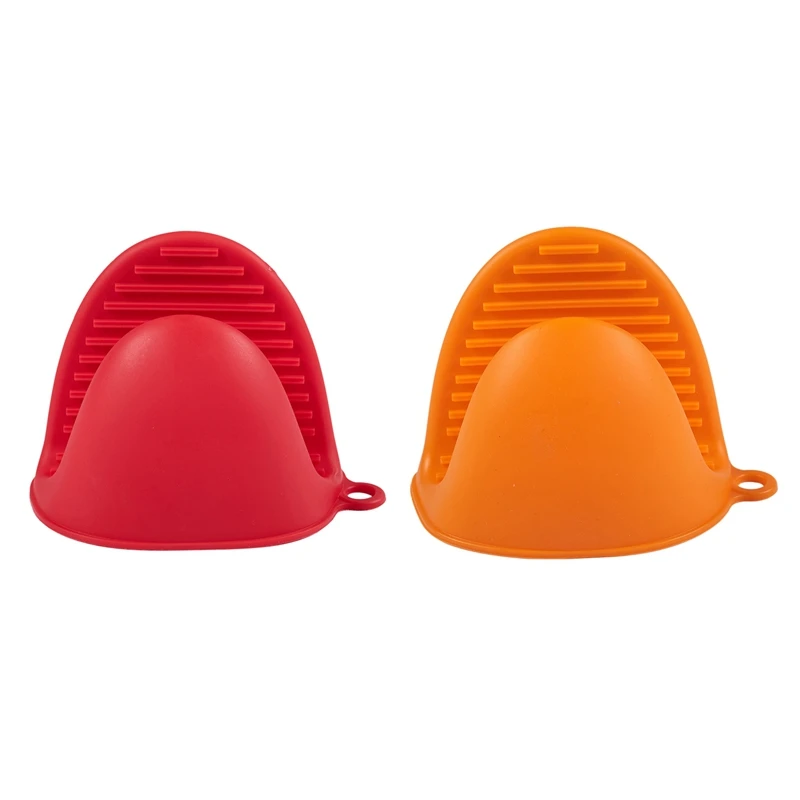 2 Pcs Silicone Gloves Oven Heat Insulated Finger Gloves Cooking Microwave Non-Slip Gripper Pot Holder, Orange & Red
2 Pcs Silicone Gloves Oven Heat Insulated Finger Gloves Cooking Microwave Non-Slip Gripper Pot Holder, Orange & Red