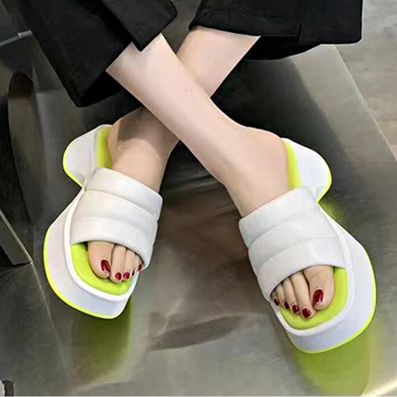Women Slippers Summer 2022 Platform Wedges Mid Heels Lace Up Open Toe Fashion Slippers Beach Outdoor Ladies Shoes Zapatos De Muj
Women Slippers Summer 2022 Platform Wedges Mid Heels Lace Up Open Toe Fashion Slippers Beach Outdoor Ladies Shoes Zapatos De Muj