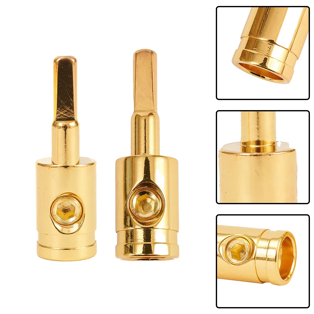 High Reliability Stable Characteristics Brand New Power Wire Reducer 1/0 Gauge 4 Gauge Audio Gold Ground Pin AWG Silver
High Reliability Stable Characteristics Brand New Power Wire Reducer 1/0 Gauge 4 Gauge Audio Gold Ground Pin AWG Silver