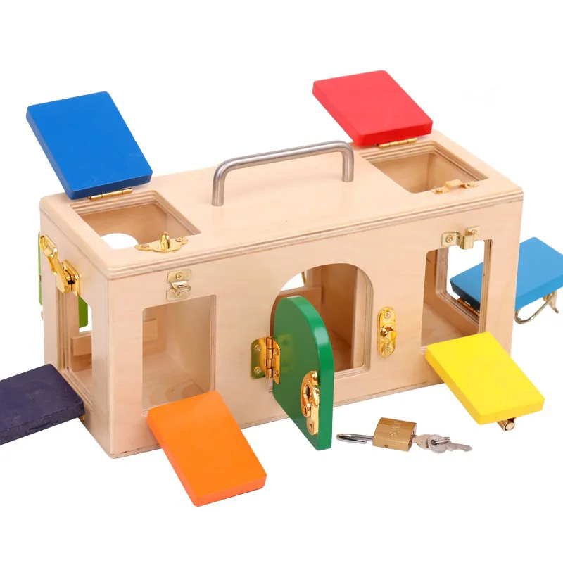 Wooden Locks Box Sensory Toys Montessori Practical Life Material Fine Motor Skill Learning Education Toys For Toddlers F1364H
Wooden Locks Box Sensory Toys Montessori Practical Life Material Fine Motor Skill Learning Education Toys For Toddlers F1364H