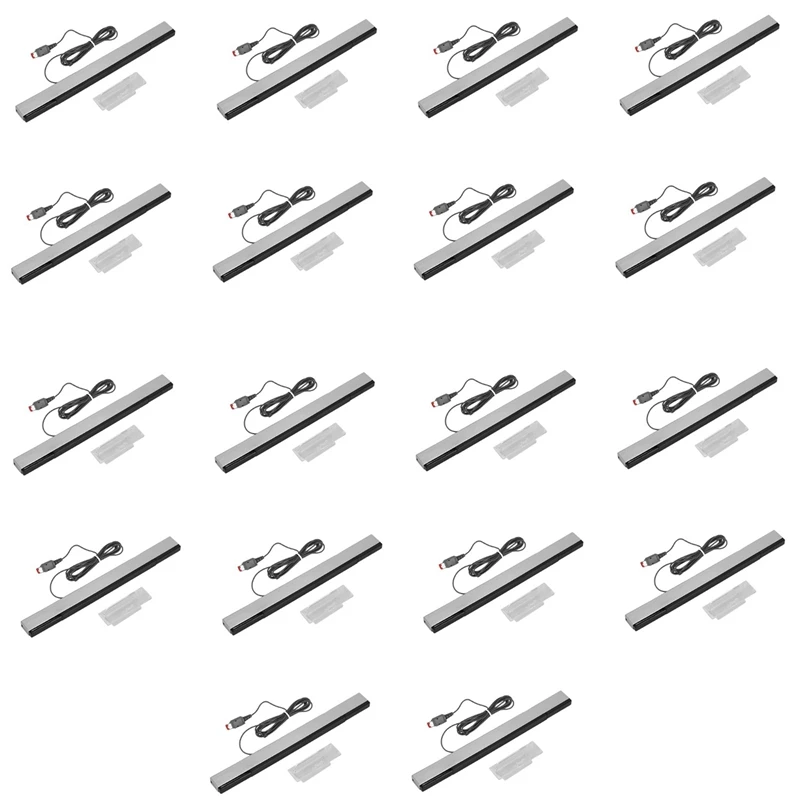 20X Infrared IR Signal Cable Sensor Bar / Receiver For Nintendo For Wii Remote Motion Sensors
20X Infrared IR Signal Cable Sensor Bar / Receiver For Nintendo For Wii Remote Motion Sensors