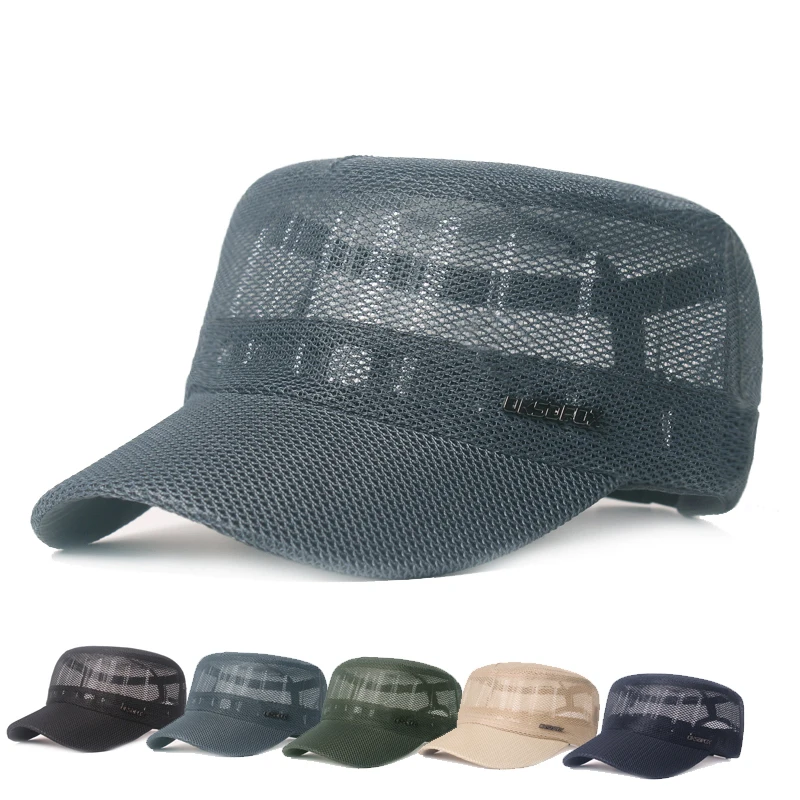 2022 New Summer Mesh Outdoor Sport Quick Drying Military Caps Men Breathable Army Cap Flat Top Hat Cycling Running Baseball Cap
2022 New Summer Mesh Outdoor Sport Quick Drying Military Caps Men Breathable Army Cap Flat Top Hat Cycling Running Baseball Cap