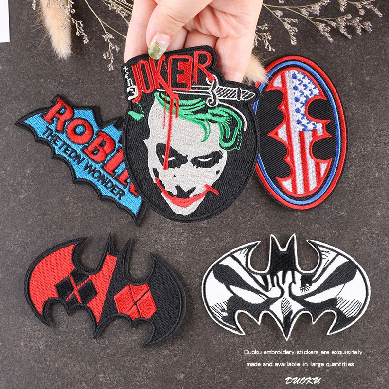 Batman Movie Superhero Embroidered Patches Clothing Thermoadhesive Patches for Clothing DIY Pants Bag Accessories Sewing Sticker
Batman Movie Superhero Embroidered Patches Clothing Thermoadhesive Patches for Clothing DIY Pants Bag Accessories Sewing Sticker