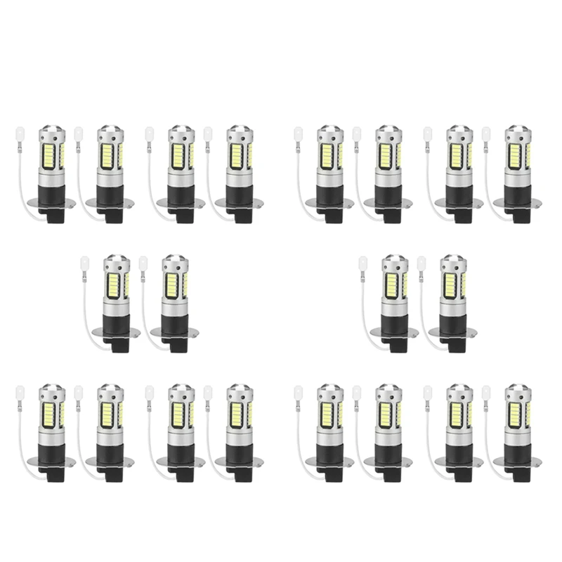 20Pcs H3 Super Bright LED Fog Driving DRL Light Bulbs Kit 6000K White
20Pcs H3 Super Bright LED Fog Driving DRL Light Bulbs Kit 6000K White