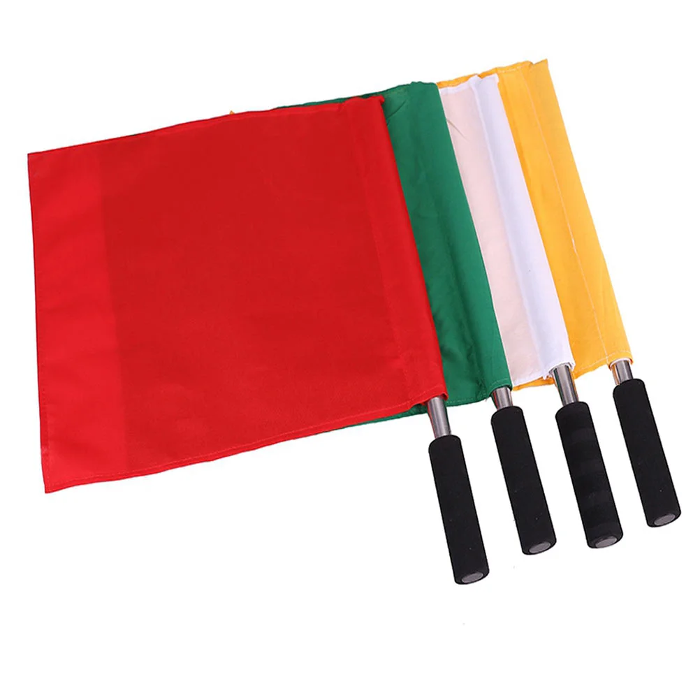 Flag Flags Referee Hand Waving Fan Cheer Pole Steel Stainlesscommanding Field Racing Match Cranked Corner Playing Soccer
Flag Flags Referee Hand Waving Fan Cheer Pole Steel Stainlesscommanding Field Racing Match Cranked Corner Playing Soccer