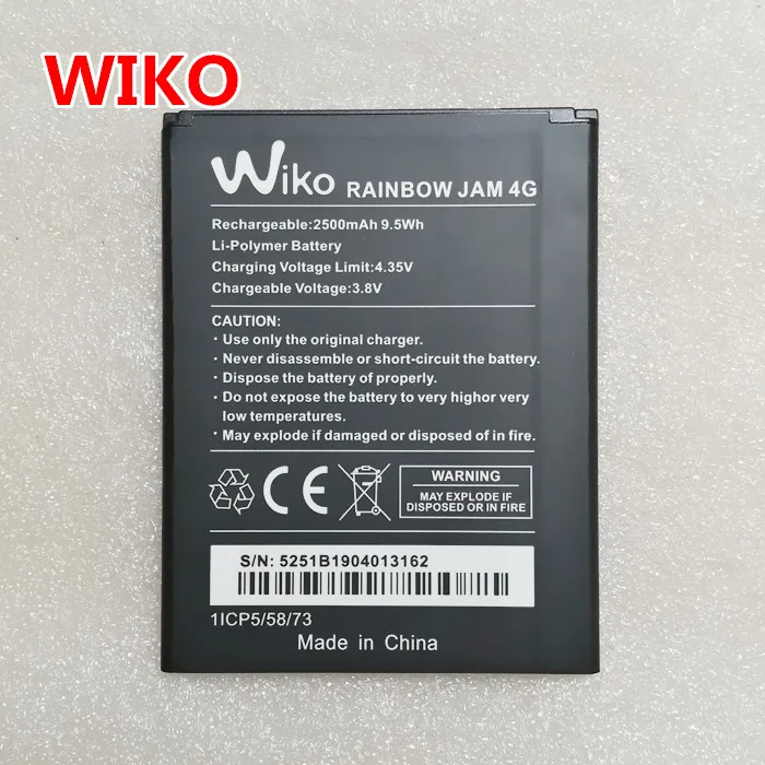 Wiko Rainbow Jam 4G Battery High Capacity Replacement Backup Battery Long Standby Time for Wiko Rainbow Jam 4G Phone
Wiko Rainbow Jam 4G Battery High Capacity Replacement Backup Battery Long Standby Time for Wiko Rainbow Jam 4G Phone