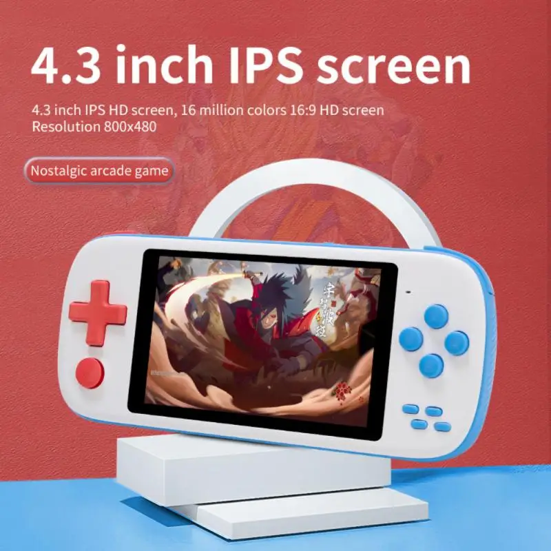 Retro Handheld Game Console 4.3 inch IPS Screen Handheld Arcade Video Game Player 6800 Games Built-in Microphone
Retro Handheld Game Console 4.3 inch IPS Screen Handheld Arcade Video Game Player 6800 Games Built-in Microphone