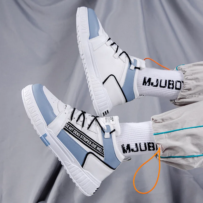 Trend High Top Platform Shoes Youth White Women's Men's Sneaker Men 2021 Spring Designer Vulcanized Shoes Couples Sneakers
Trend High Top Platform Shoes Youth White Women's Men's Sneaker Men 2021 Spring Designer Vulcanized Shoes Couples Sneakers