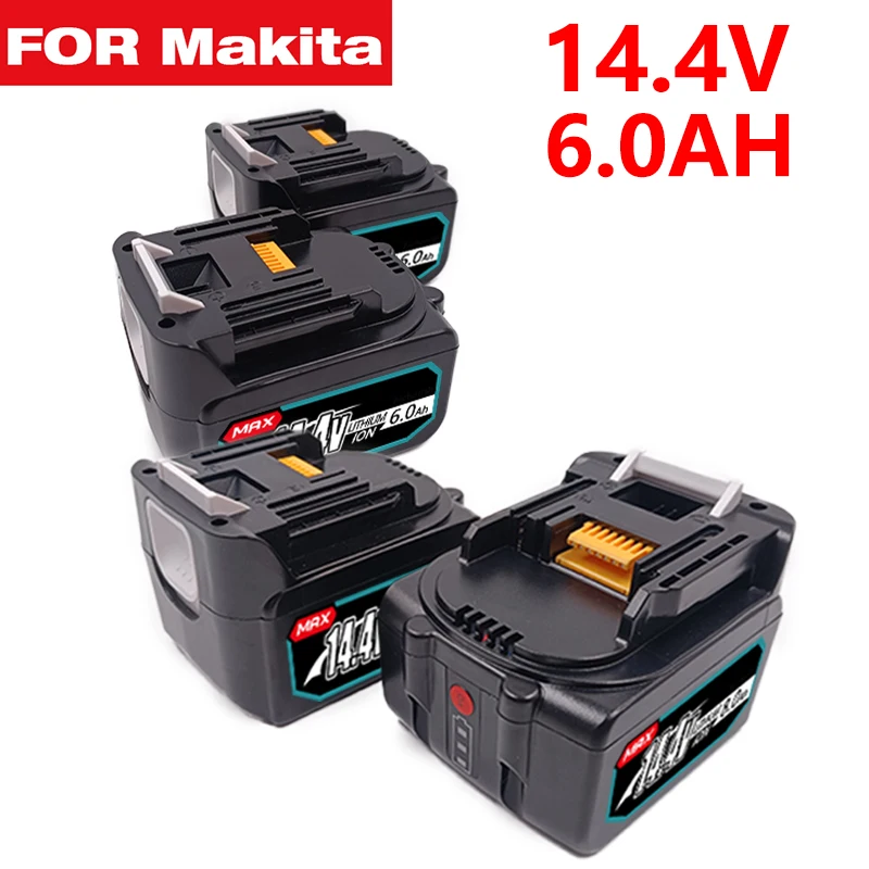 Used For Makita 14.4V 6.0Ah Lithium Ion Battery BL1430B 1460B BL1460 BL1430 1415 194066-1 14.4V Rechargeable Li-ion Battery
Used For Makita 14.4V 6.0Ah Lithium Ion Battery BL1430B 1460B BL1460 BL1430 1415 194066-1 14.4V Rechargeable Li-ion Battery