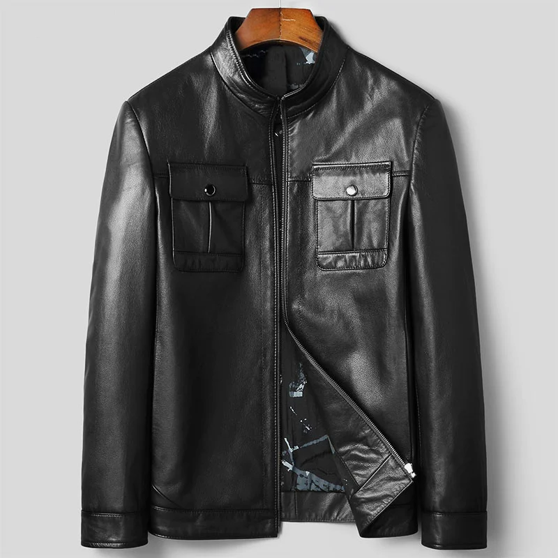 Cow Leather Jacket Men 100% Motorcycle Mens Leather Jackets and Coats Plus Size 4xl Spring Autumn 2023 Hommes Veste W4860
Cow Leather Jacket Men 100% Motorcycle Mens Leather Jackets and Coats Plus Size 4xl Spring Autumn 2023 Hommes Veste W4860