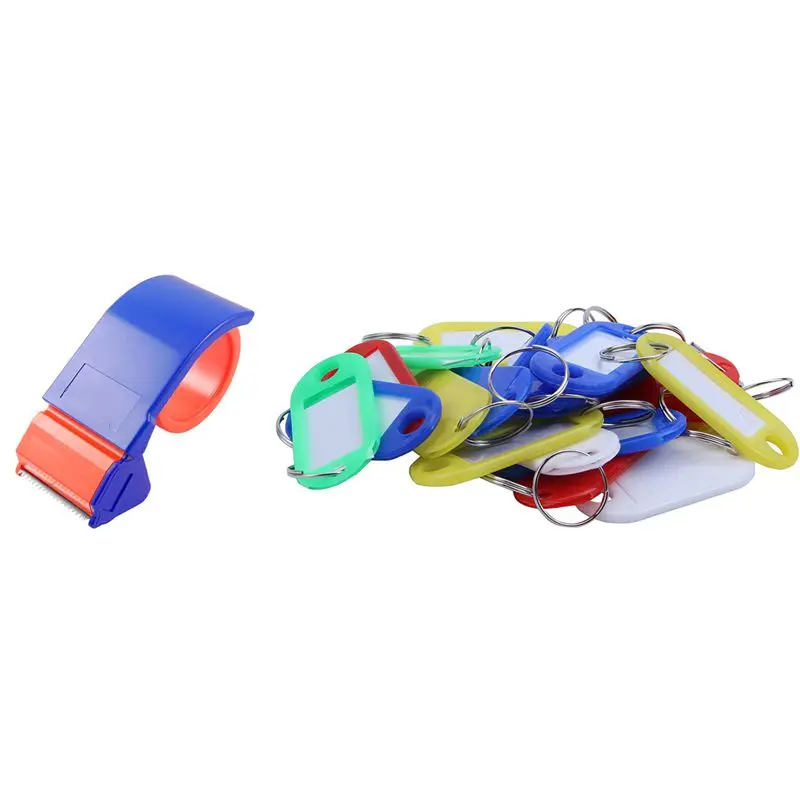 Sealing Packaging Parcel Plastic Roller Tape Cutter Dispenser & Key Ring Tags - Mixed Colours 20 Twenty Color Random
Sealing Packaging Parcel Plastic Roller Tape Cutter Dispenser & Key Ring Tags - Mixed Colours 20 Twenty Color Random