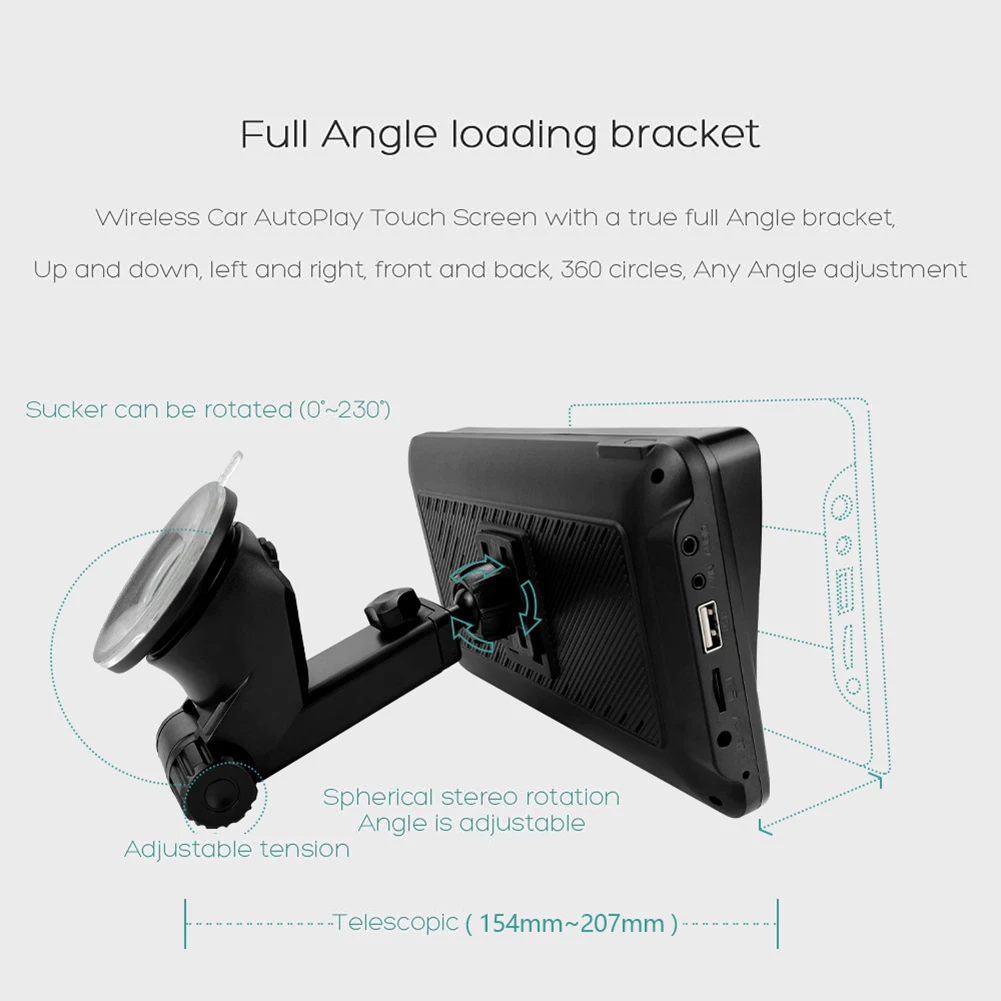 Carplay Car Touch Screen Bluetooth Car Wireless Touch Screen Portable Car Smart Screen Support USB/MP3/MP4/AVI/DIVX High Quality
Carplay Car Touch Screen Bluetooth Car Wireless Touch Screen Portable Car Smart Screen Support USB/MP3/MP4/AVI/DIVX High Quality