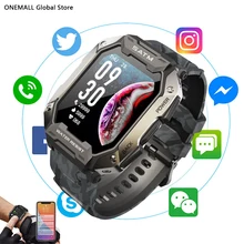 C20 Military Smart Watches Sports Climbing Bluetooth Intelligent Bracelet Wristwatch 5ATM Waterproof Customised Dials Smartwatch