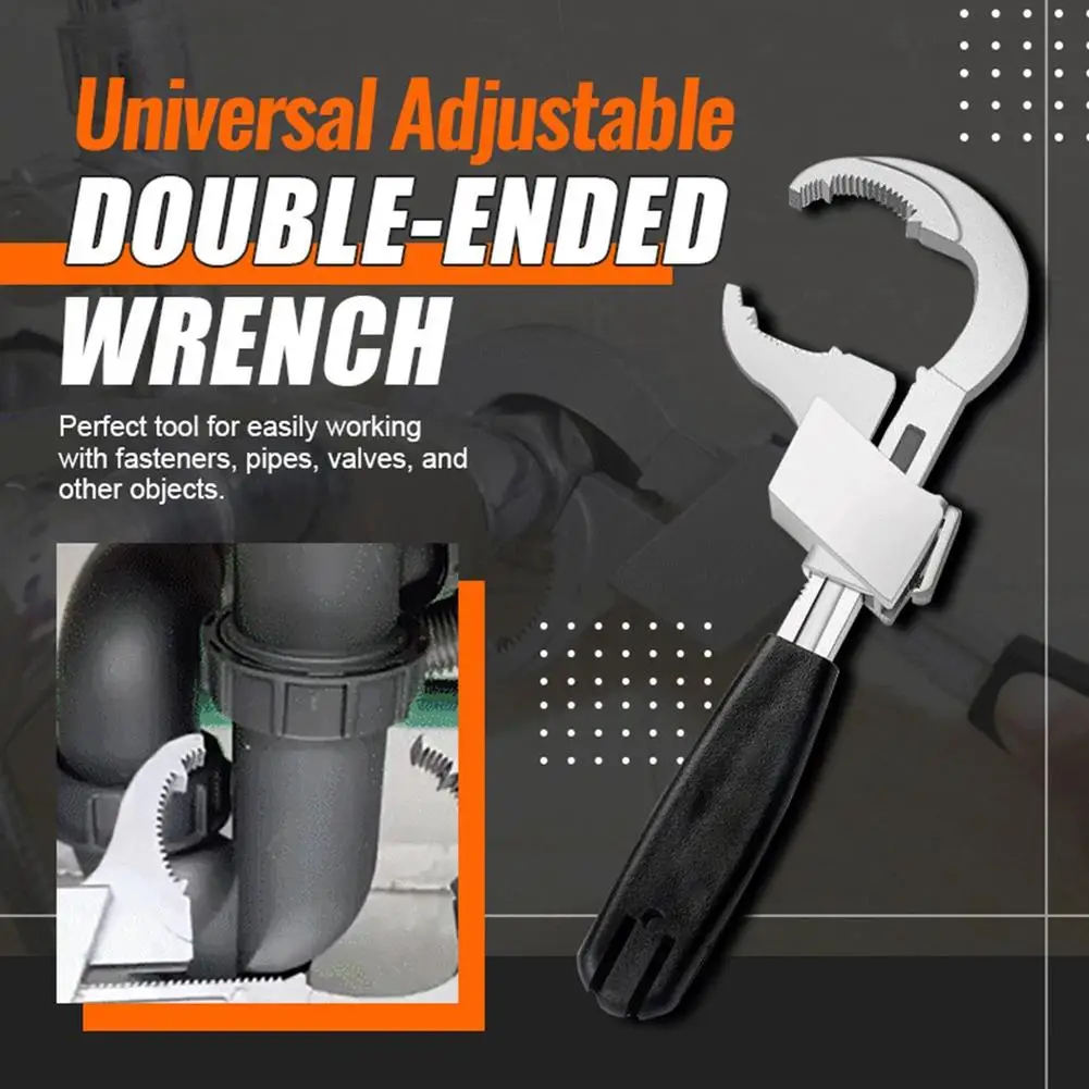 Multipurpose Sink Wrench Adjustable Range 56-80 Mm Arc Toothed Bathroom Plumbing Installation Tools
Multipurpose Sink Wrench Adjustable Range 56-80 Mm Arc Toothed Bathroom Plumbing Installation Tools