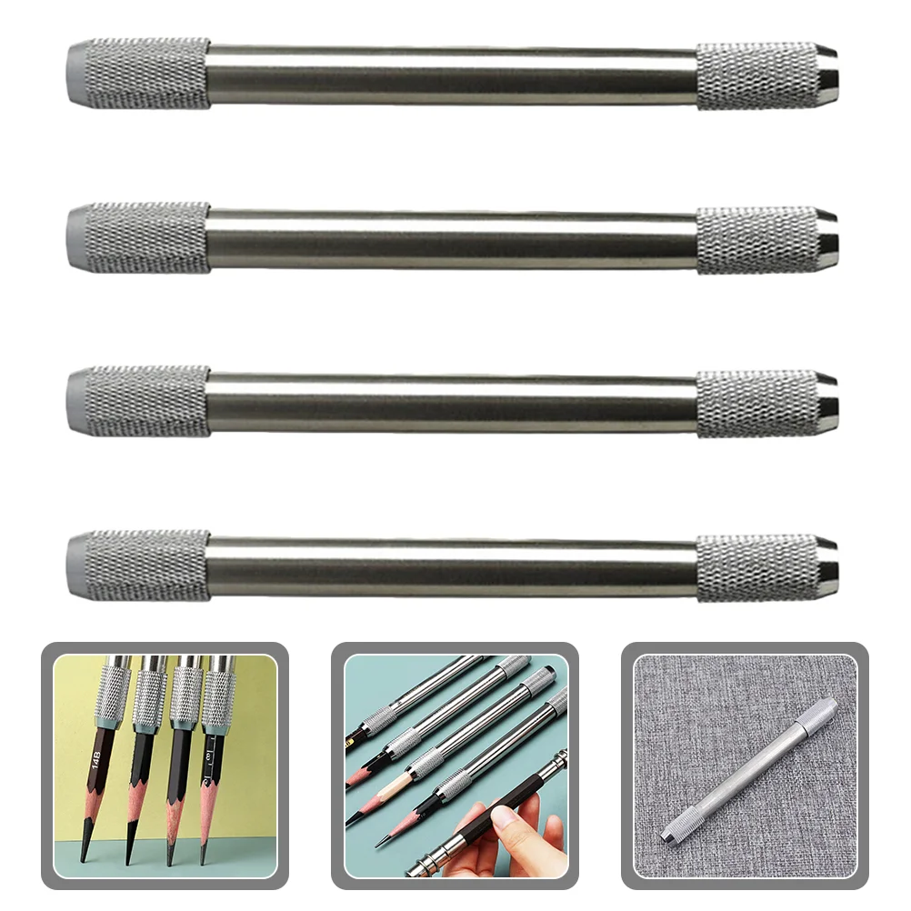 4 Pcs Crayon Extension Extender Artists Metal Holder Color Crayons Drawing School Office Supplies Colored Pencils Charcoal
4 Pcs Crayon Extension Extender Artists Metal Holder Color Crayons Drawing School Office Supplies Colored Pencils Charcoal