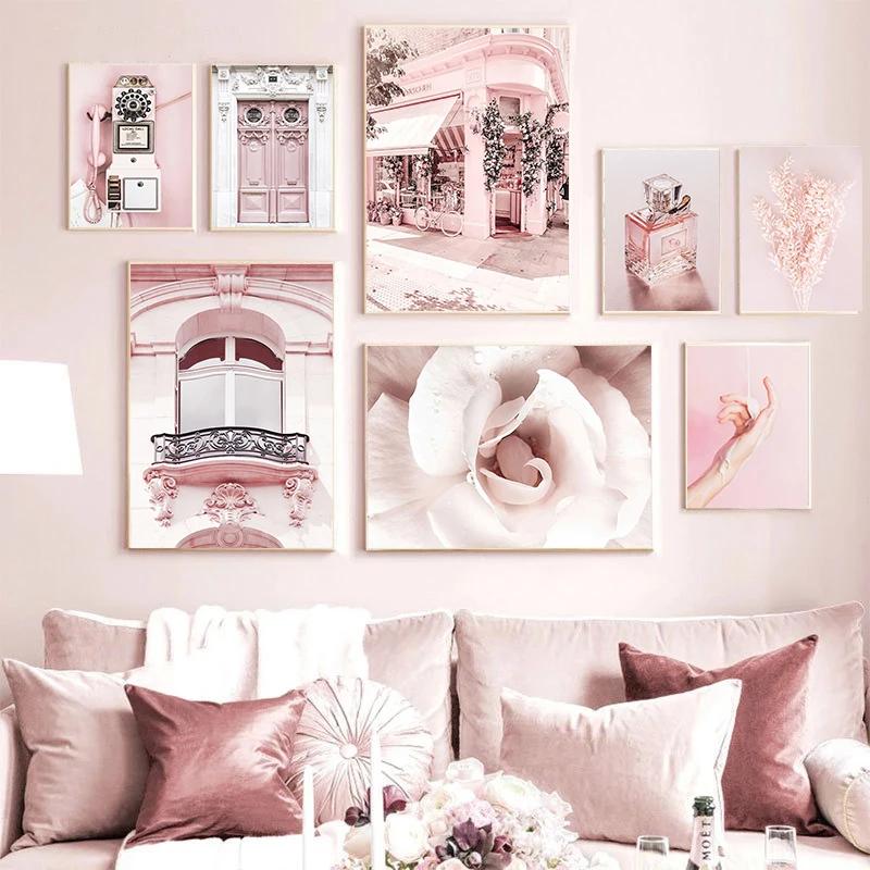 Pink City Scenery Wall Art Poster and Prints Flower Car Perfume Headset Bathroom Canvas Painting Wall Pictures Living Room Decor
Pink City Scenery Wall Art Poster and Prints Flower Car Perfume Headset Bathroom Canvas Painting Wall Pictures Living Room Decor