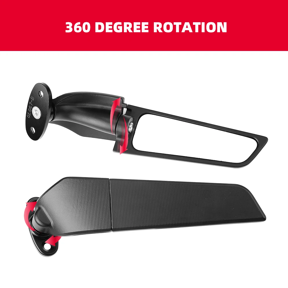 Motorcycle Rearview Mirror Modified Wind Wing Adjustable Rotating Rearview Mirrors For Honda CBR1000RR 2008-2018 2019 2020 2021
Motorcycle Rearview Mirror Modified Wind Wing Adjustable Rotating Rearview Mirrors For Honda CBR1000RR 2008-2018 2019 2020 2021
