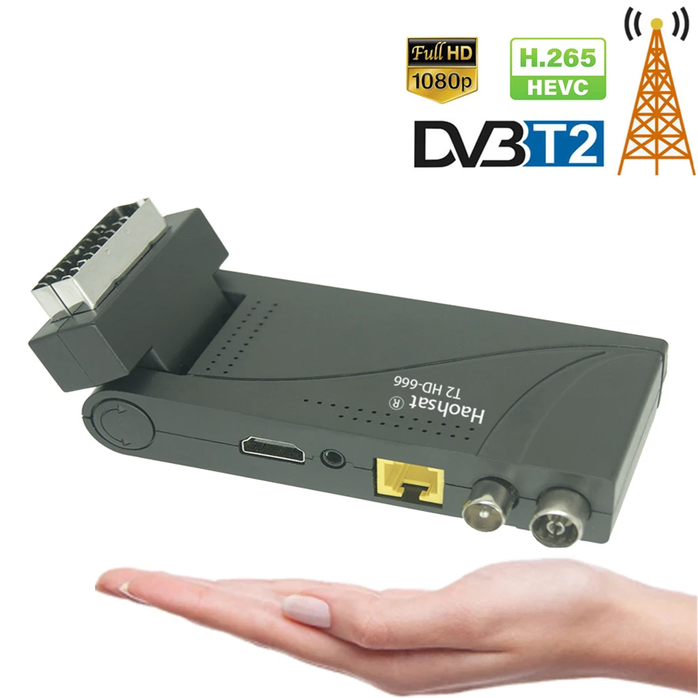 

Haohsat DVB-T2 666 Scart HD H.265 T2 цифровой ТВ-тюнер DVB T2 H265 HEVC декодер формата HD DVB T2 спутниковый ТВ-приемник