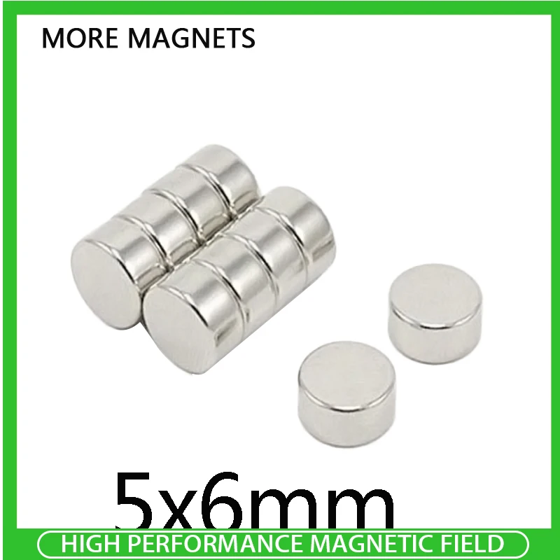 20/50/100PCS Neodymium 5x6 Magnet Super Strong Magnet 5mmx6mm Powerful Magnets 5x6mm Permanent Small Round Magnet 5*6 mm
20/50/100PCS Neodymium 5x6 Magnet Super Strong Magnet 5mmx6mm Powerful Magnets 5x6mm Permanent Small Round Magnet 5*6 mm