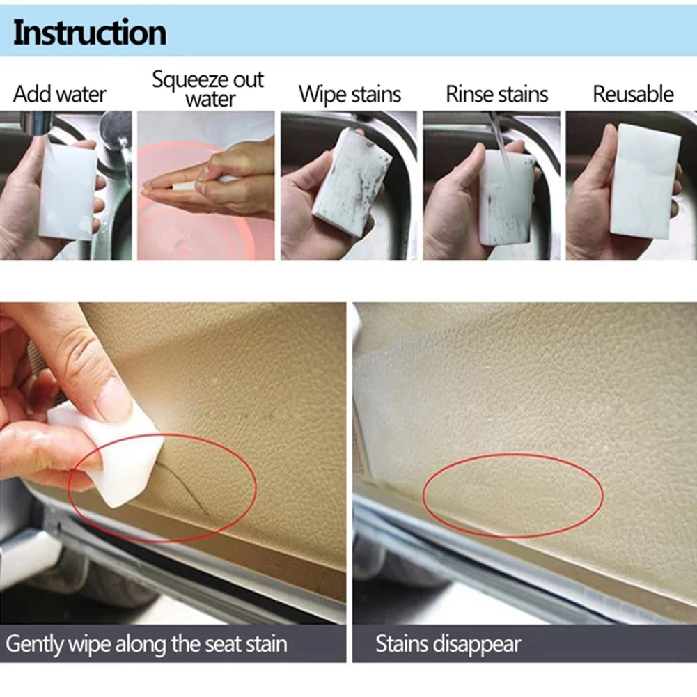 Car Wheel Cleaning Sponge White Leather Wipe Sponge Melamine Foam Stain Remover Auto Wash Cleaning Accessories
Car Wheel Cleaning Sponge White Leather Wipe Sponge Melamine Foam Stain Remover Auto Wash Cleaning Accessories