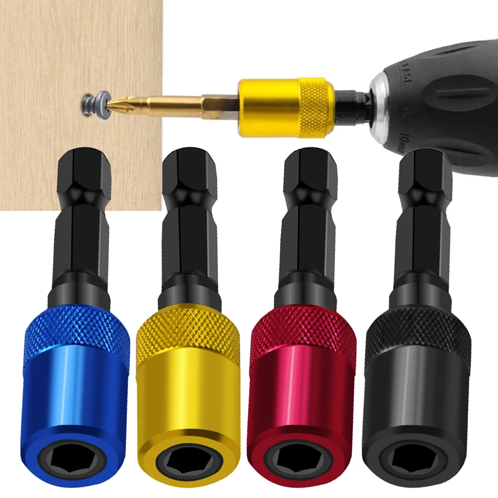 1/4 Inch Hex Shank Screwdriver Bit Holder 60mm Quick Release Electric Drill Magnetic Screwdriver Bits Extension Bar Rod
1/4 Inch Hex Shank Screwdriver Bit Holder 60mm Quick Release Electric Drill Magnetic Screwdriver Bits Extension Bar Rod