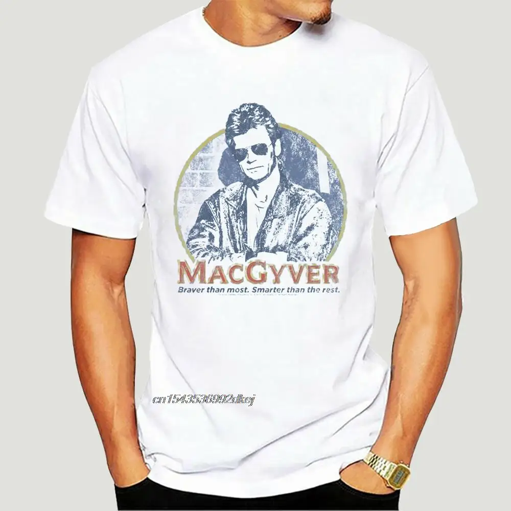 Классическая футболка Macgyver с лицензионным дизайном, свободная стильная футболка 0879A
Классическая футболка Macgyver с лицензионным дизайном, свободная стильная футболка 0879A