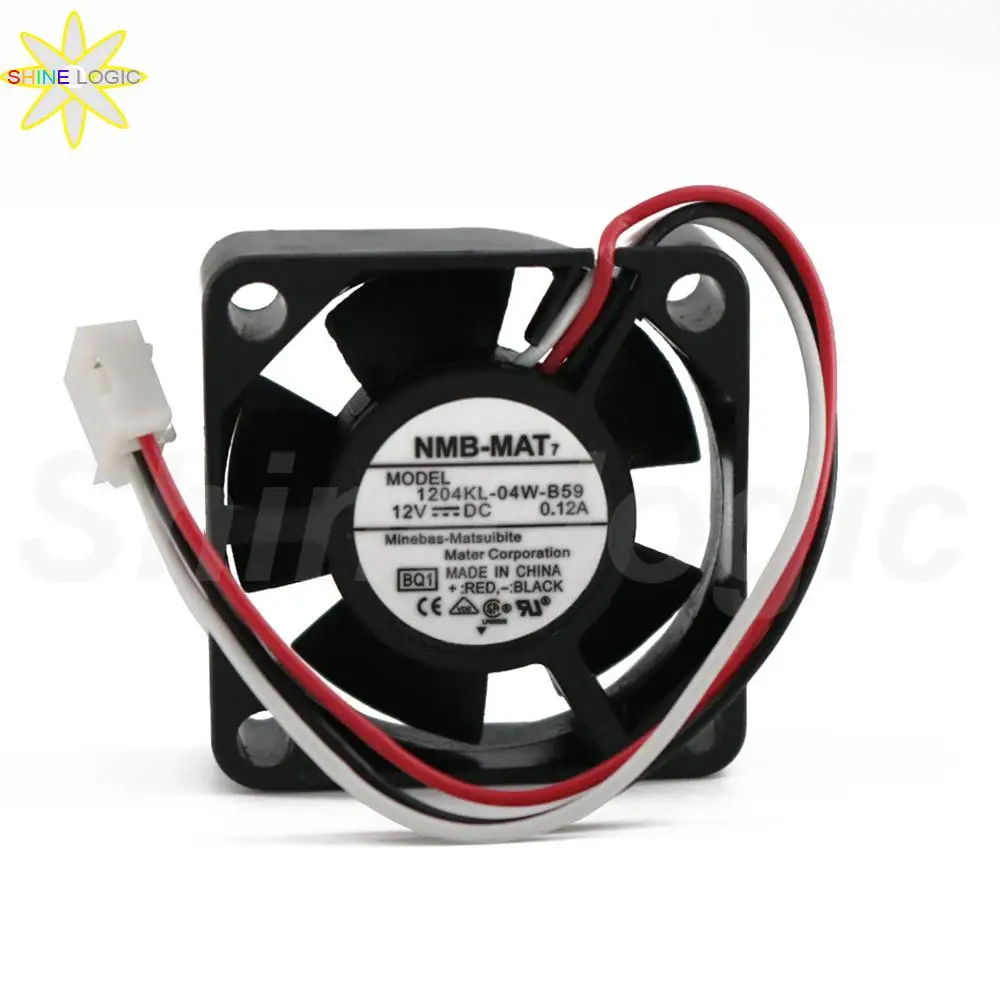 

1Pcs Brand New for NMB 7 1204KL-04W-B59 3010 30*30*10MM 12V 0.12A Inverter Server Cooling Fan 3pin Industrial fan accessories