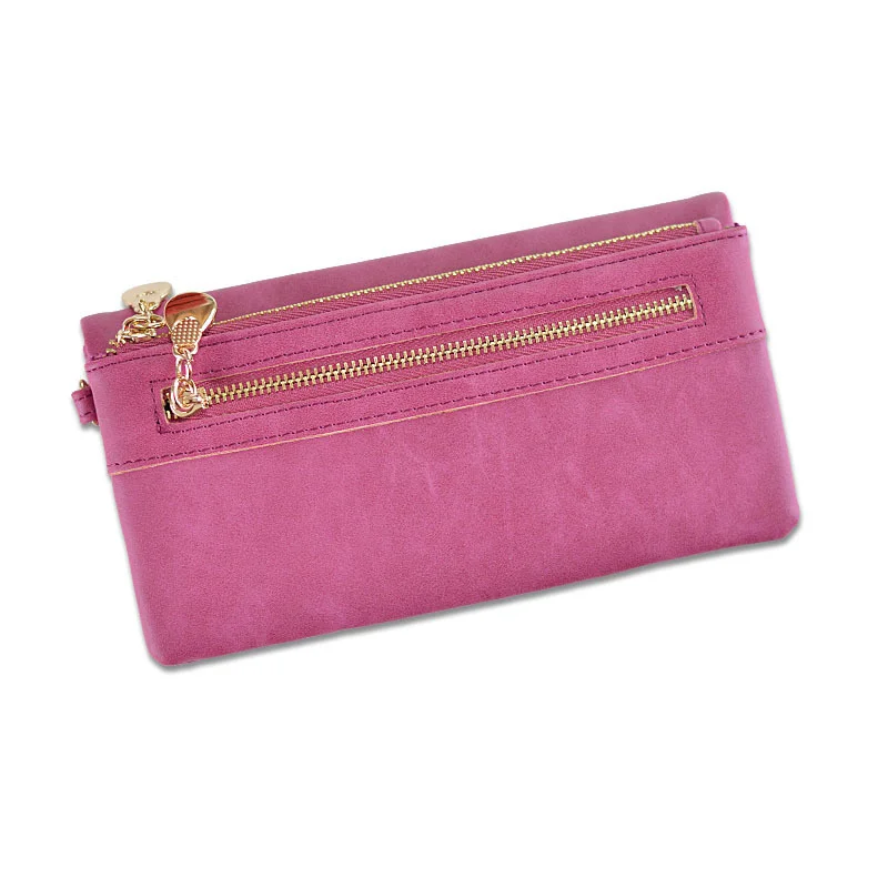 High capacity fashion female wallets long dull polish PU leather female wallet double zipper clutch coin purse ladies wristlet
High capacity fashion female wallets long dull polish PU leather female wallet double zipper clutch coin purse ladies wristlet