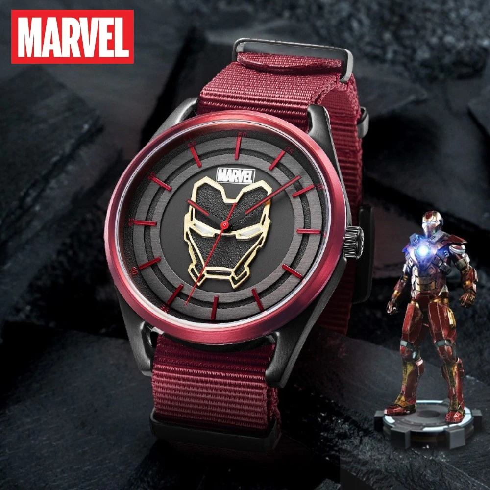 Disney Marvel Iron Man Stainless Steel Quartz Watch The Avenger Tony Stark Crystal Waterproof Male New Clock Luminous With Box
Disney Marvel Iron Man Stainless Steel Quartz Watch The Avenger Tony Stark Crystal Waterproof Male New Clock Luminous With Box