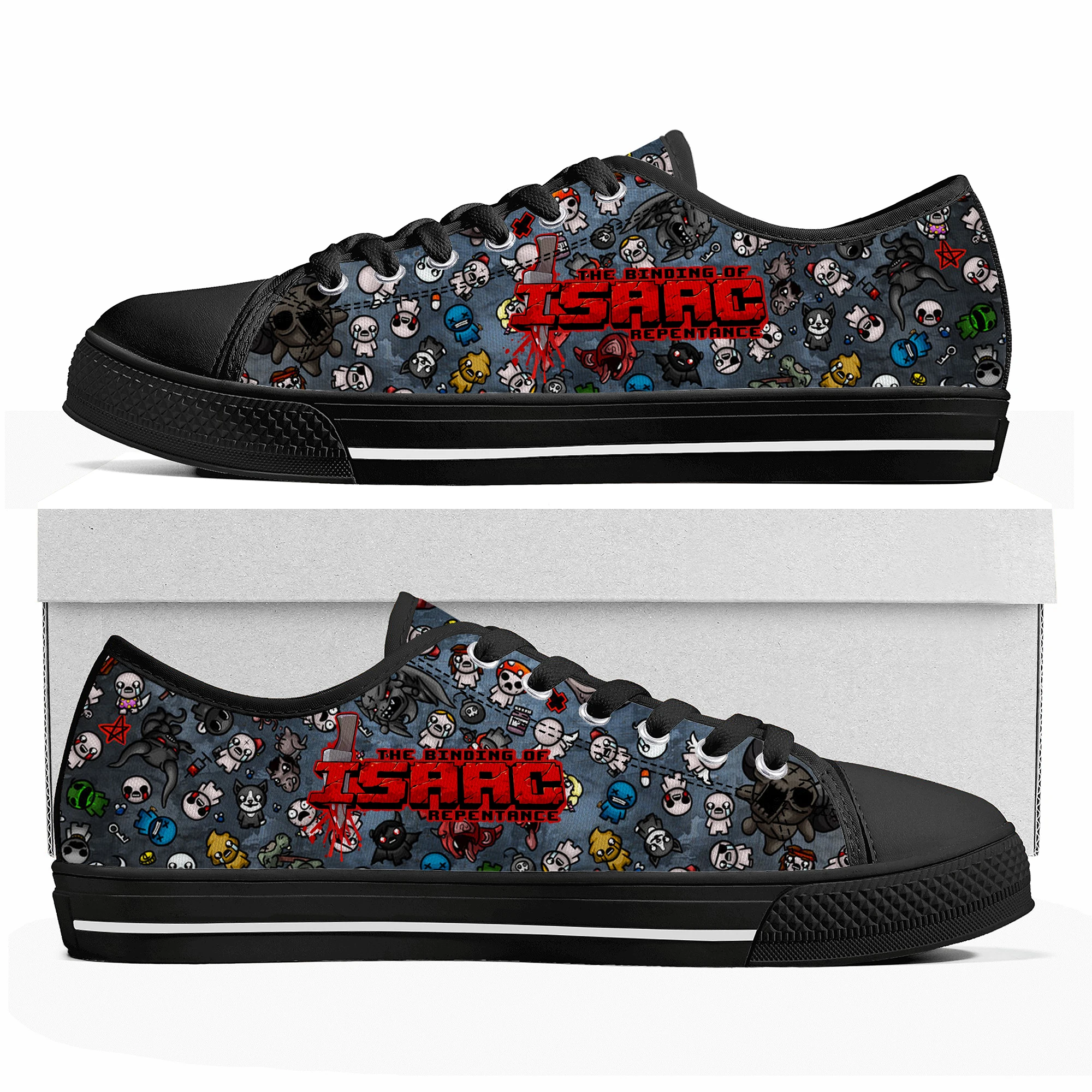 The Binding of Isaac Custom Low Top Sneakers Cartoon Game Womens Mens High Quality Shoes Casual Tailor Made Canvas Sneaker
The Binding of Isaac Custom Low Top Sneakers Cartoon Game Womens Mens High Quality Shoes Casual Tailor Made Canvas Sneaker