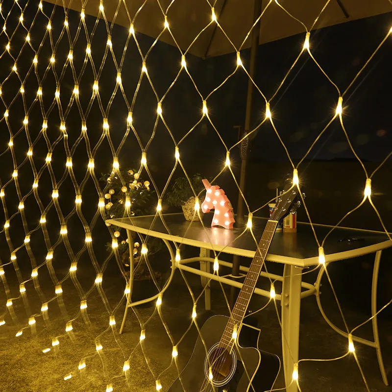1.5x1.5m 2X2M 3X2M 8Modes EU 220V Net LED String Lights Festival Christmas Decoration New Year Wedding Party Waterproof navidad
1.5x1.5m 2X2M 3X2M 8Modes EU 220V Net LED String Lights Festival Christmas Decoration New Year Wedding Party Waterproof navidad