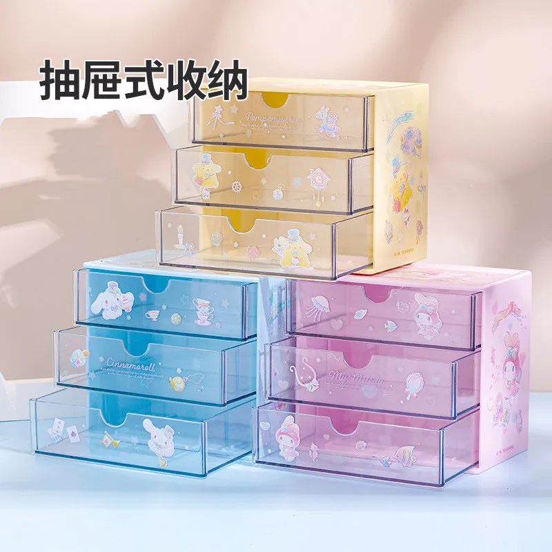 Sanrio Cinnamoroll Drawer Storage Box Kawaii Mymelody Pompom Purin Girl Cartoon Dresser Student Dormitory Portable Storage Rack
Sanrio Cinnamoroll Drawer Storage Box Kawaii Mymelody Pompom Purin Girl Cartoon Dresser Student Dormitory Portable Storage Rack