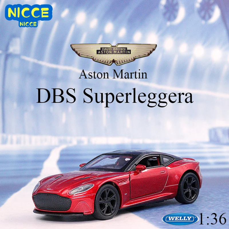 WELLY 1:36 Aston Martin DBS Superleggera Sports Car Simulation Alloy Car Model Finished Product Pull Back Car Toy B621
WELLY 1:36 Aston Martin DBS Superleggera Sports Car Simulation Alloy Car Model Finished Product Pull Back Car Toy B621