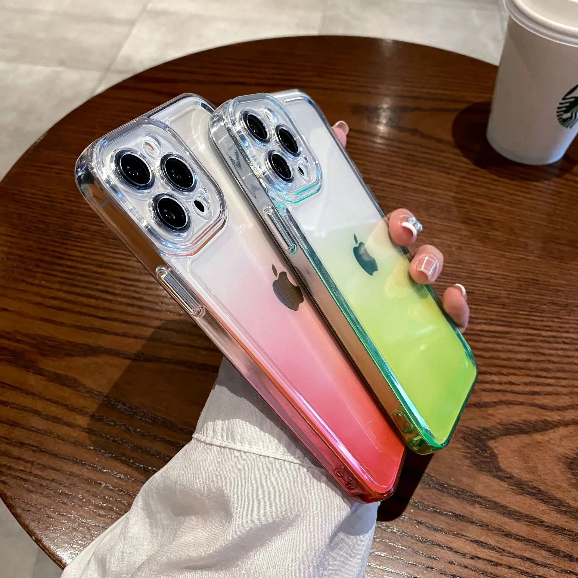 Iphone11 Case Half Gradient Transparent Color For Iphone12/13 Rendering 14promax Plating Anti-drop Soft Case
Iphone11 Case Half Gradient Transparent Color For Iphone12/13 Rendering 14promax Plating Anti-drop Soft Case