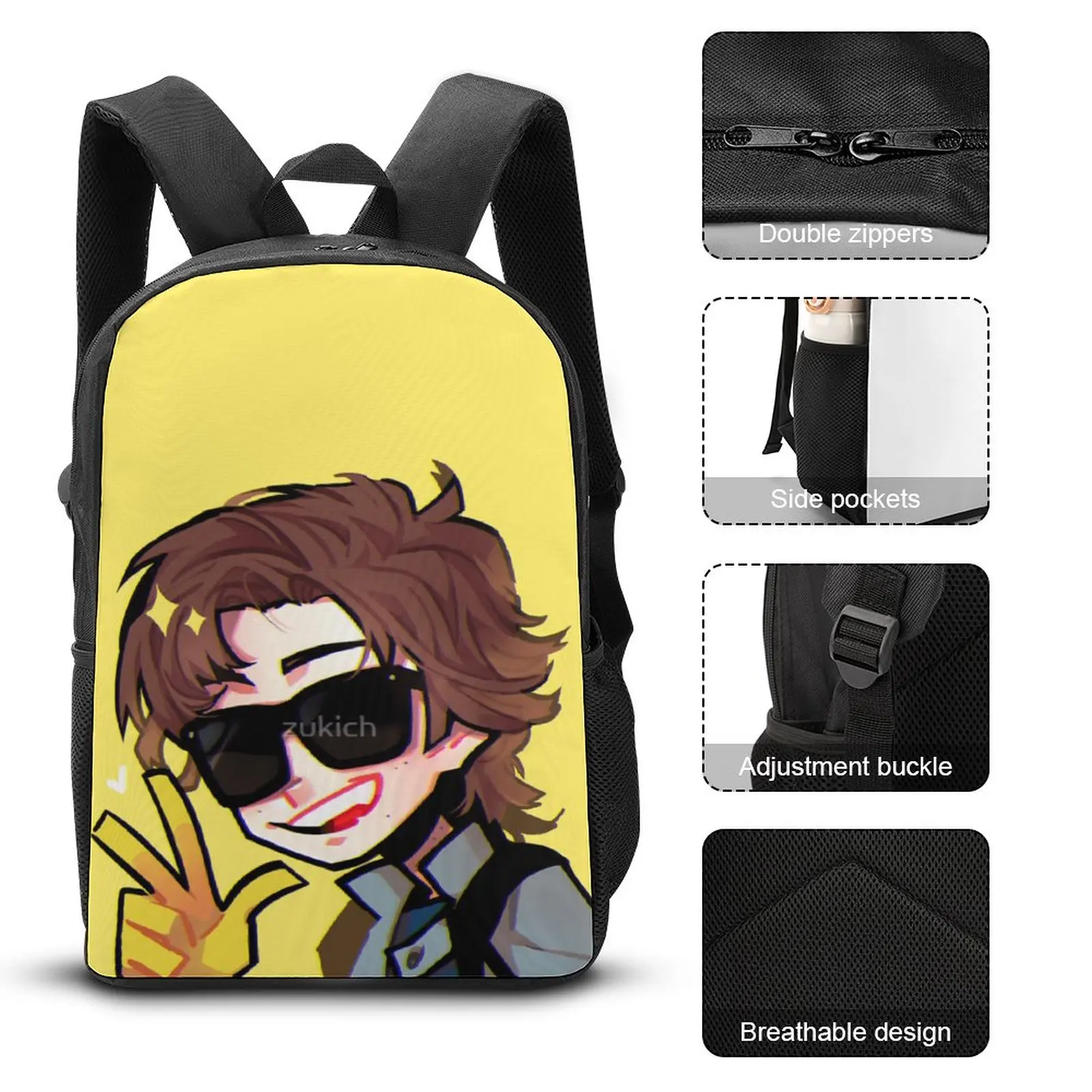 17 Inch Shoulder Backpack Steve Harrington 1 Firm Graphic Vintage Comfortable Schools Blanket Roll
17 Inch Shoulder Backpack Steve Harrington 1 Firm Graphic Vintage Comfortable Schools Blanket Roll