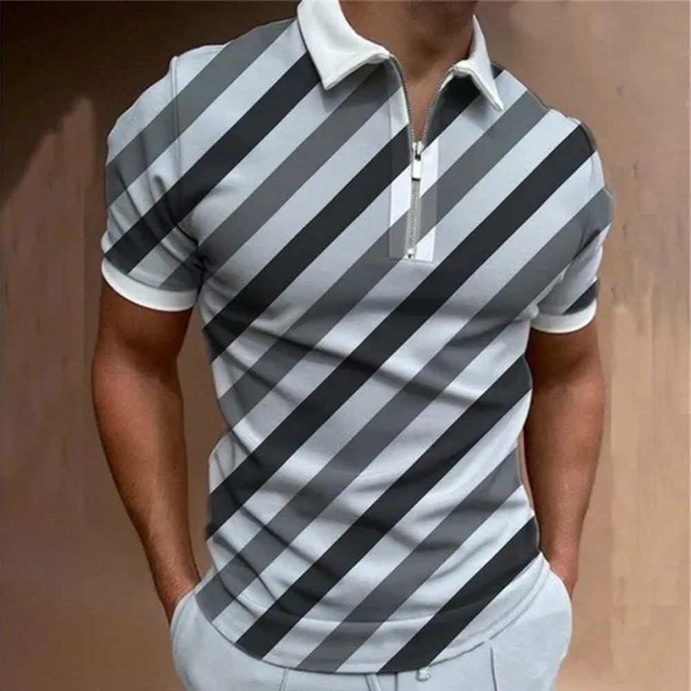 Clothes Men T Shirt High Quality Male Short Sleeve Slash Zip Soft Tee Top Turn Down Collar Breathable Clothing
Clothes Men T Shirt High Quality Male Short Sleeve Slash Zip Soft Tee Top Turn Down Collar Breathable Clothing