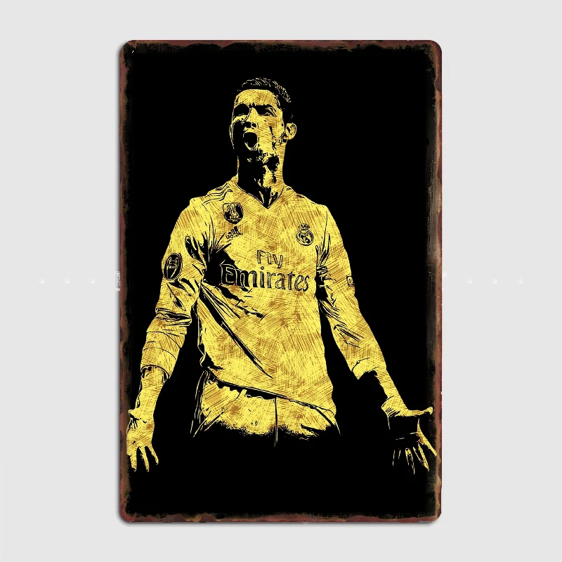 Ronaldo Fan Art Metal Print Mural Garage Decoration Club Party Vintage Tin Sign Poster Coffee Bar decoration
Ronaldo Fan Art Metal Print Mural Garage Decoration Club Party Vintage Tin Sign Poster Coffee Bar decoration