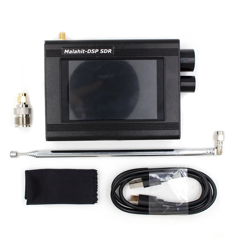 1.10C 50Khz-2Ghz Malachite DSP SDR Shortwave Radio Receiver AM SSB(LSB USB) NFM WFM Malahit Touch LCD/ Antenna/Battery
1.10C 50Khz-2Ghz Malachite DSP SDR Shortwave Radio Receiver AM SSB(LSB USB) NFM WFM Malahit Touch LCD/ Antenna/Battery